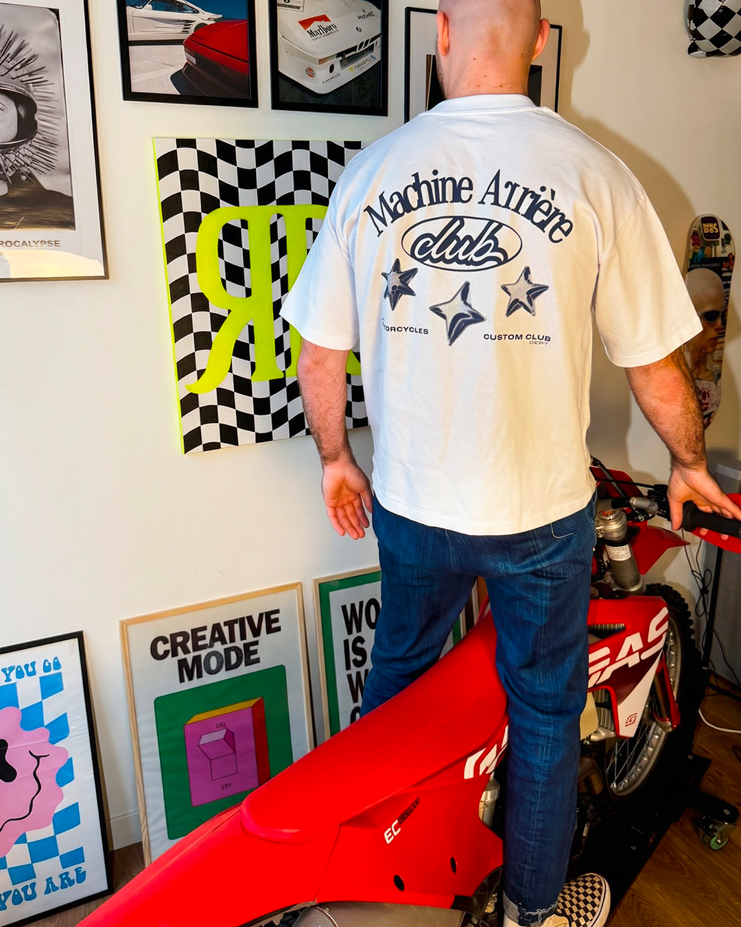 RR Club - Boxy Tee Blanc