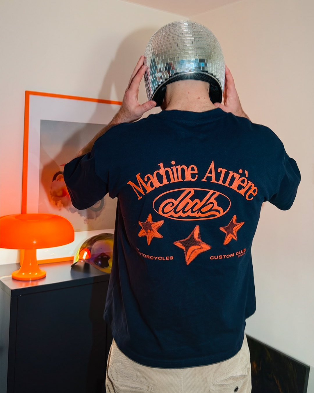 Image of RR Club - Boxy Tee Bleu