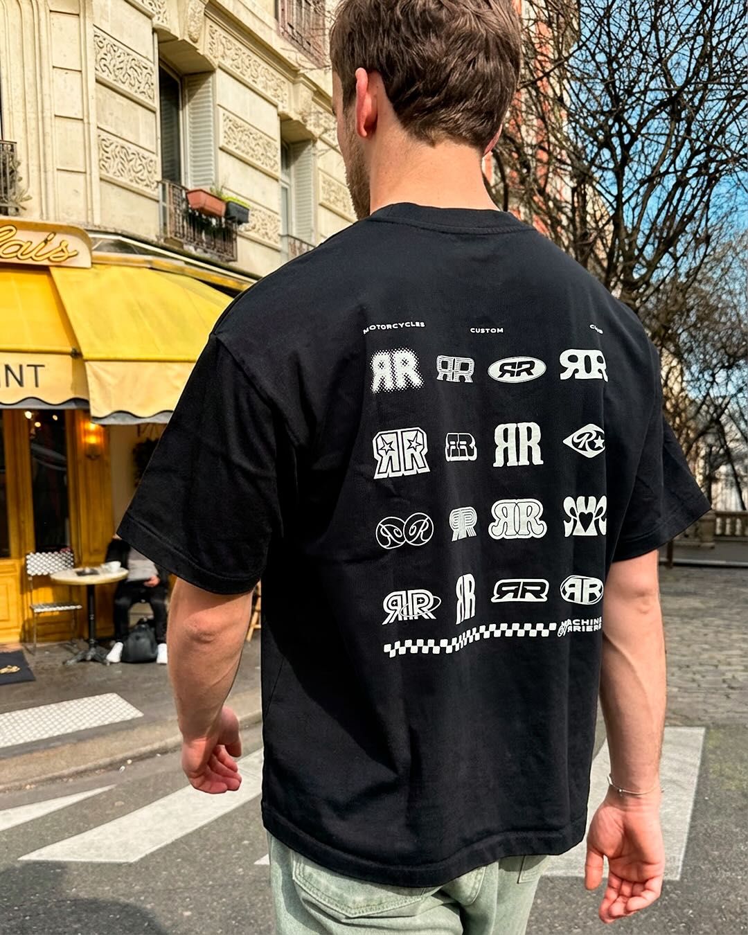 RR - Boxy Tee Noir