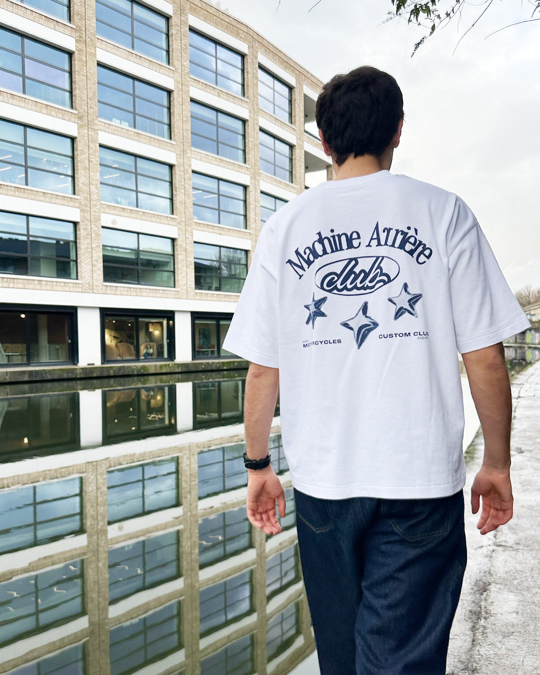 Image of RR Club - Boxy Tee Blanc