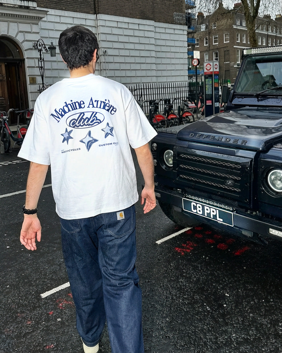 RR Club - Boxy Tee Blanc