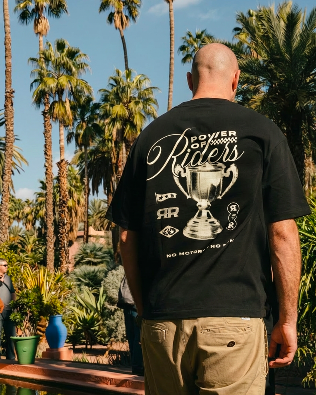 Power - Boxy Tee Noir