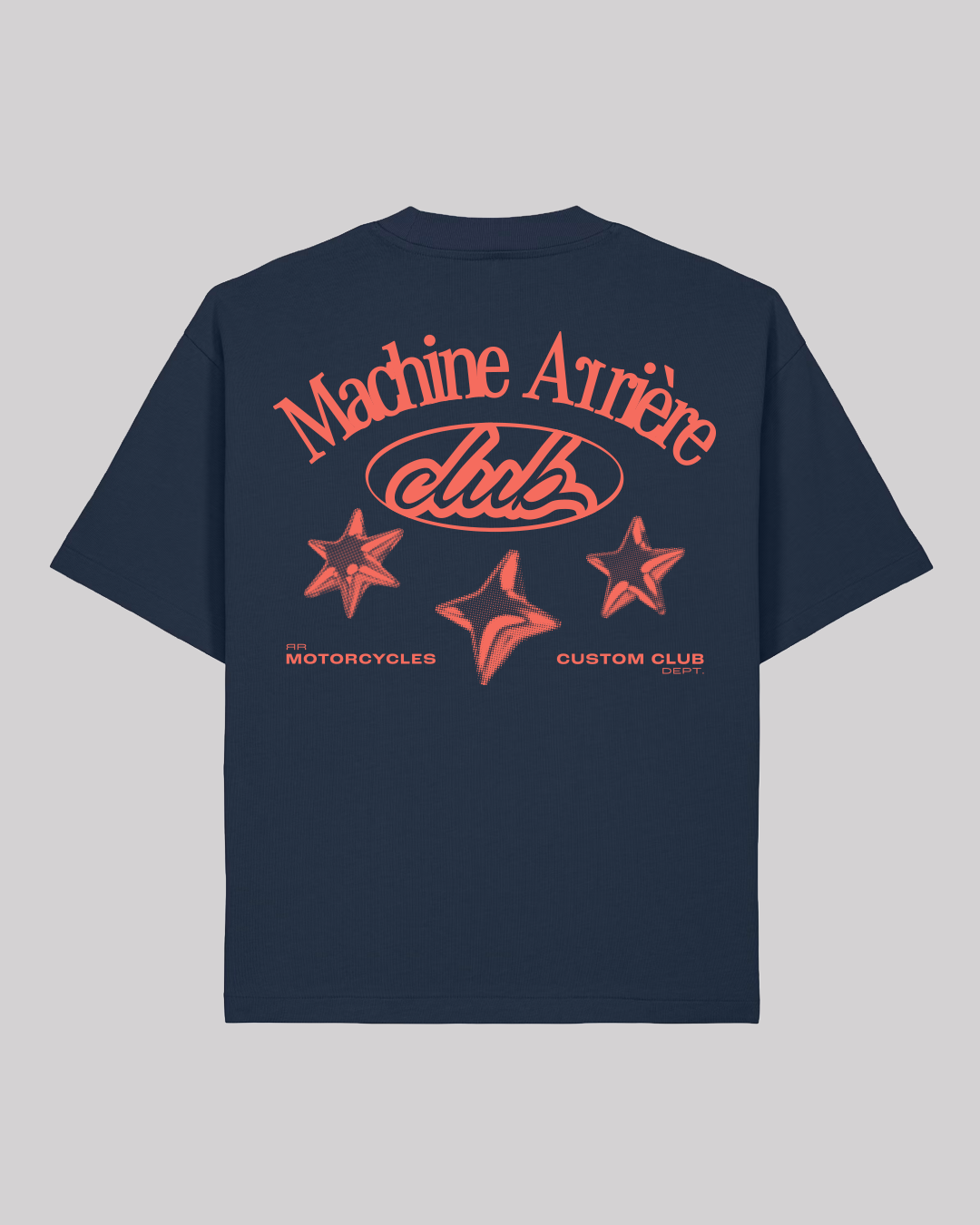 RR Club - Boxy Tee Bleu