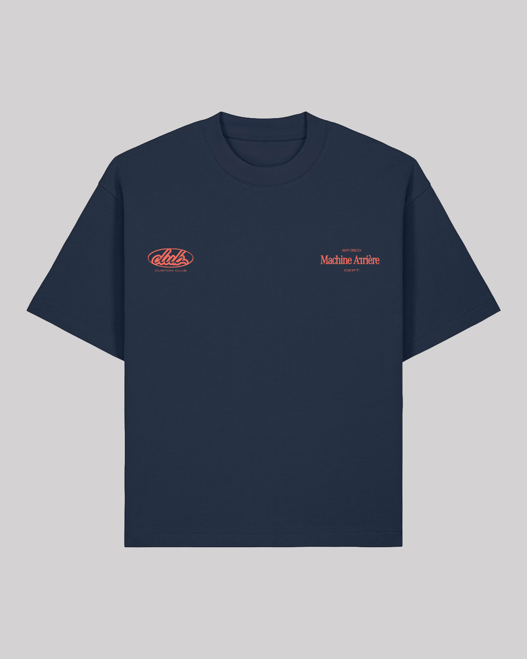 RR Club - Boxy Tee Bleu