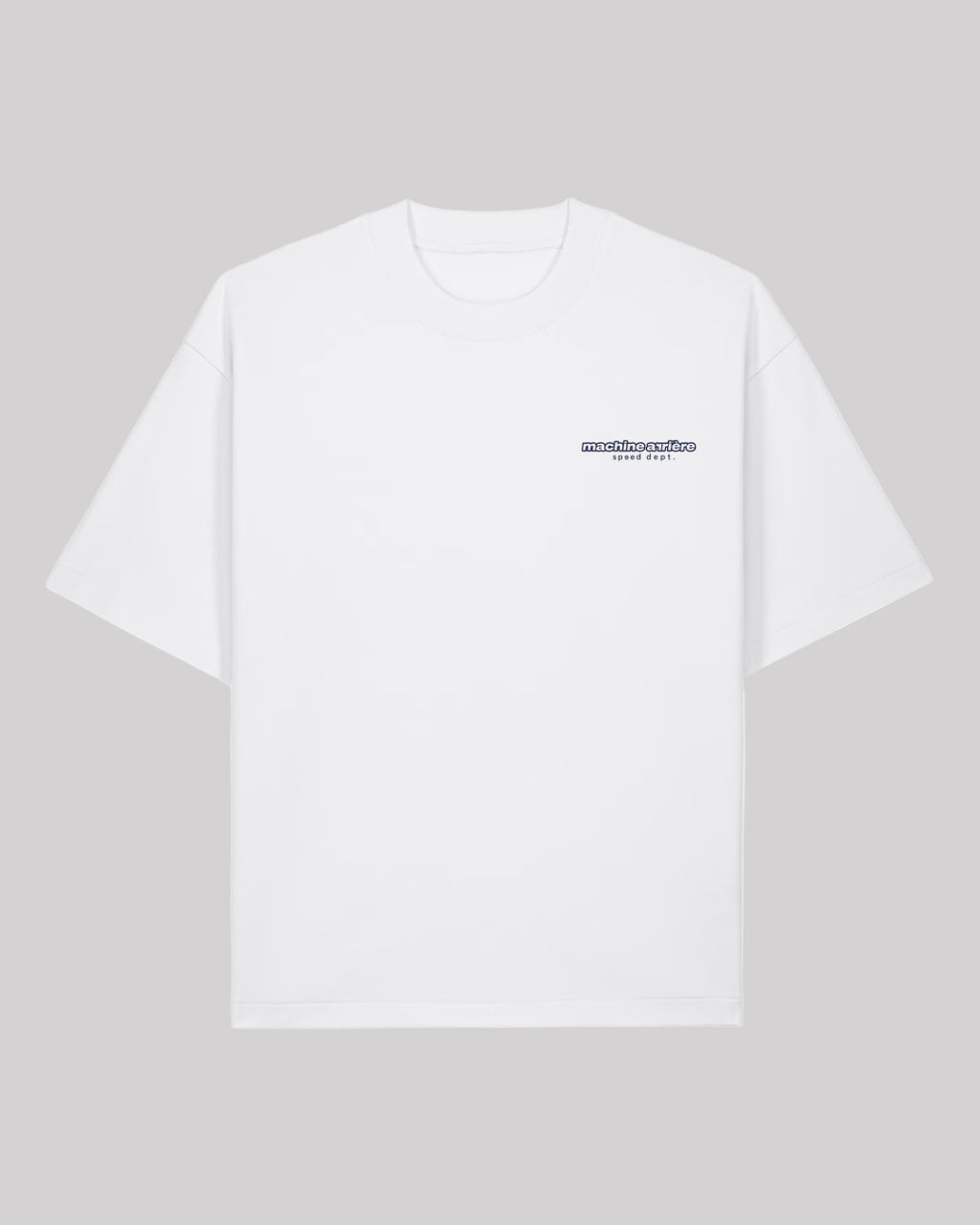 Stars - Boxy Tee Blanc