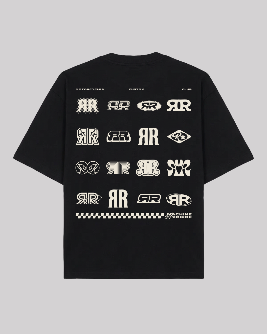 RR - Boxy Tee Noir