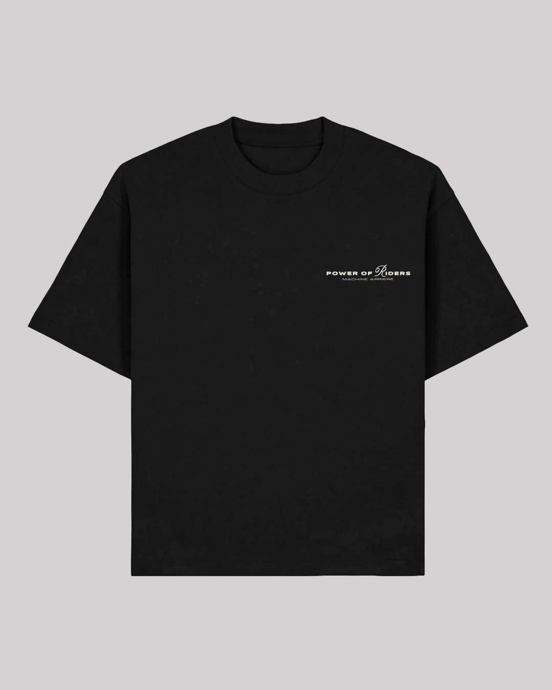Power - Boxy Tee Noir