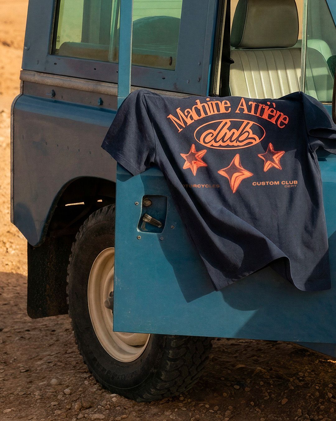 RR Club - Boxy Tee Bleu